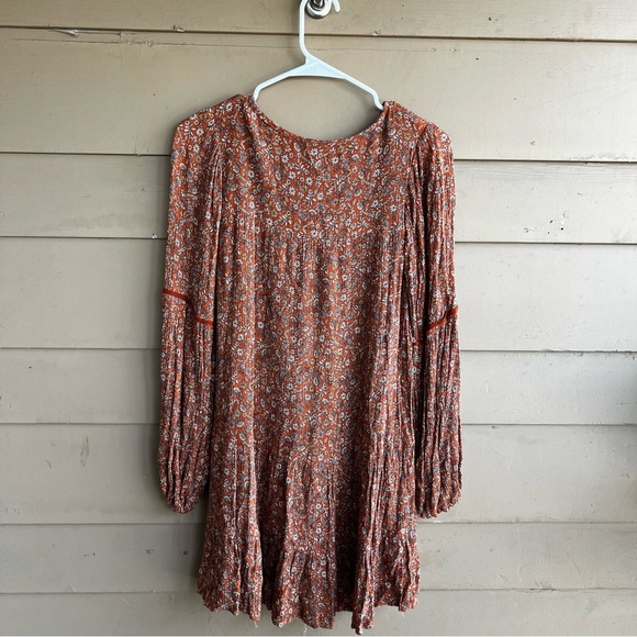 Promesa Boho Mini Dress - Size Small - Festival Peasant Floral - Picture 6 of 6